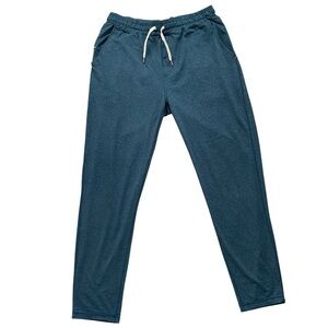 Vuori Men’s Ponto Performance Pant in Heather Blue Size XL